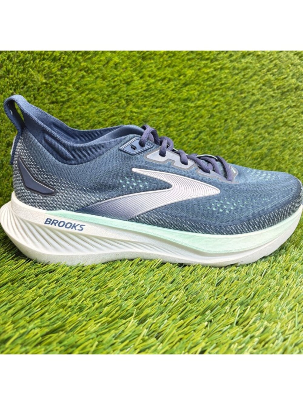 Brooks Glycerin 23 Womens Size 11D Blue Athletic Running Walking Shoes Sneakers